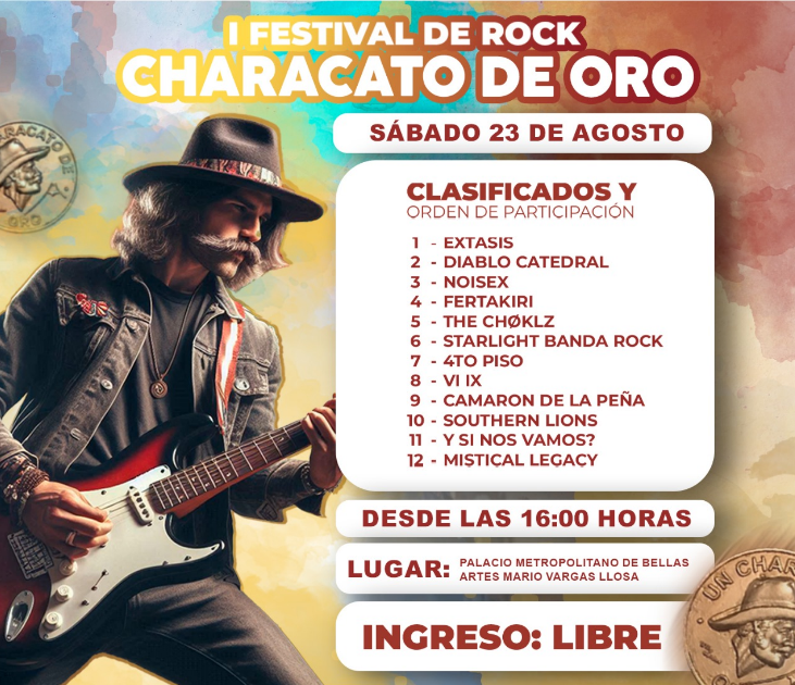 ¡Con todo el power! Arequipa presenta las 12 bandas que competirán en el festival Characato de Oro