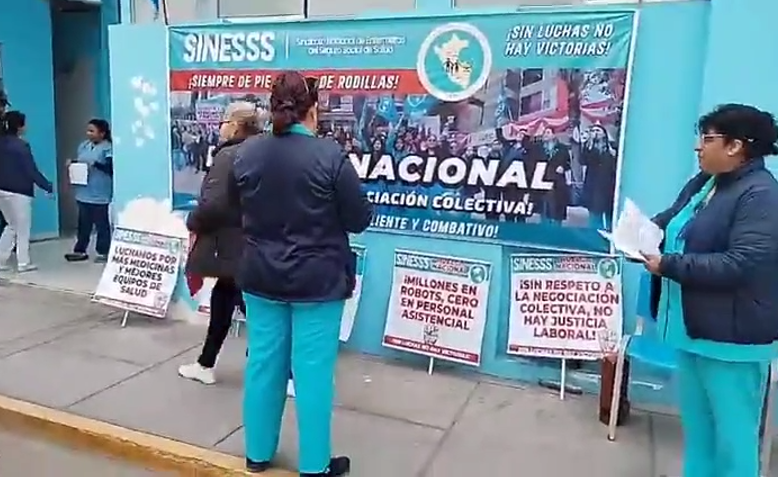 Huelga de trabajadores y falta de especialistas agravan la crisis en el hospital de EsSalud en Camaná